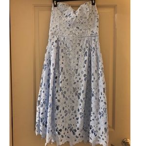 Beautiful strapless summer dress